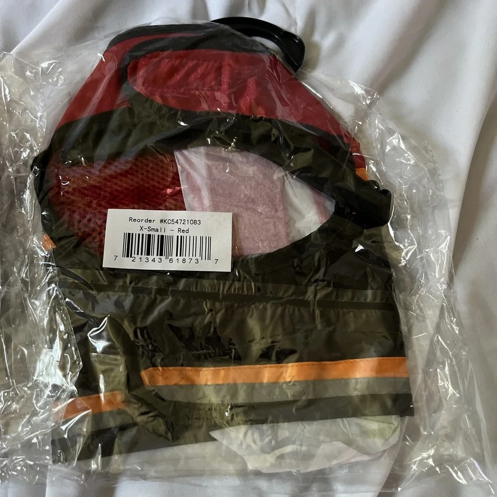 Kong Dog Vest X-Small Apparel Red‎ Black Yellow New